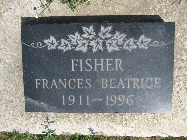  Frances Bolstad Fisher Headstone 